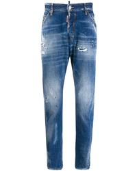 DSQUARED2 Stained Effect Straight Jeans
