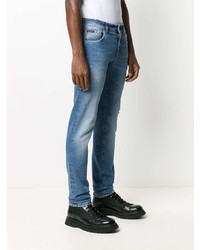 Dolce & Gabbana Stonewashed Effect Slim Fit Jeans