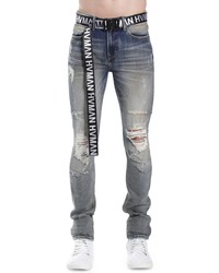 HVMAN Strat Super Skinny Jeans In Alloy 2 At Nordstrom