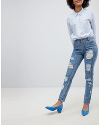 Urban Bliss Stripe Straight Jean