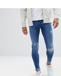 BLEND Tall Flurry Mid Wash Extreme Skinny Jeans