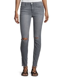 Joe's Jeans The Icon Skinny Ripped Ankle Zip Jeans Mando