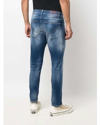 Dondup Washed Rip Detail Jeans