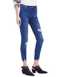 Free People We The Free By Ripped Crop Skinny Jeans