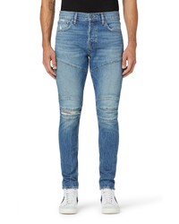 Hudson Jeans Zack Moto Skinny Fit Jeans