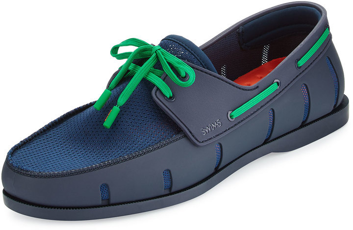 rubber boat shoes with holes