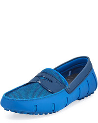 Swims Mesh Rubber Penny Loafer Royal Blue