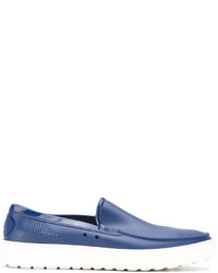 Salvatore Ferragamo Perforated Side Loafers