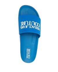 VERSACE JEANS COUTURE Logo Embossed Slides