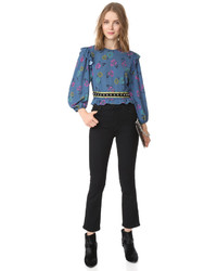 RED Valentino Cropped Blouse With Studs