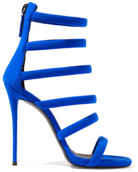 Giuseppe Zanotti Crepe Sandals Cobalt Blue