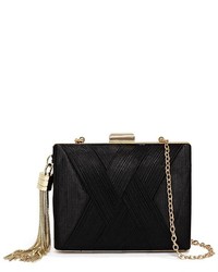 GUESS by Marciano Pleated Satin Minaudiere