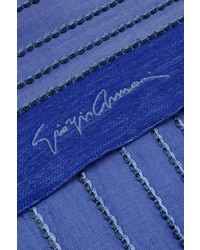 Giorgio Armani Viscose And Silk Wrap With Tassels
