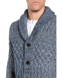 Schott NYC Cable Knit Cardigan