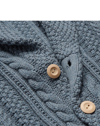 J.Crew Shawl Collar Cable Knit Cotton Cardigan