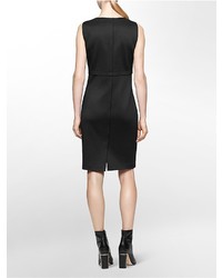 Calvin Klein Seamed Sleeveless Sheath Dress