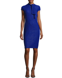 St. John Collection Knotted Tie Sheath Dress