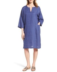 Eileen Fisher Organic Linen Shift Dress