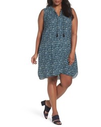 Nic+Zoe Plus Size Seaglass Tassel Shift Dress