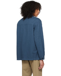 Sunspel Blue Patch Pocket Jacket