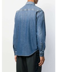 Givenchy Distressed Denim Shirt