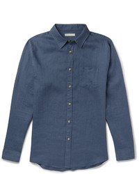 Onia Abe Slim Fit Linen Shirt