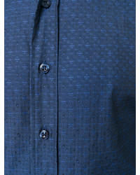 Etro Contrast Collared Fitted Shirt