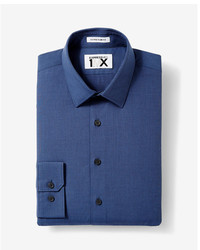 Express Extra Slim Easy Care Textured 1mx Shirt