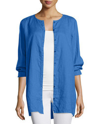 Eileen Fisher Organic Linen Long Shirt