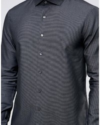 Calvin Klein Slim Smart Shirt In Texture