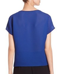 Lafayette 148 New York Nadette Pleated Blouse