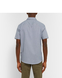 A.P.C. Gingham Cotton Short Sleeved Shirt