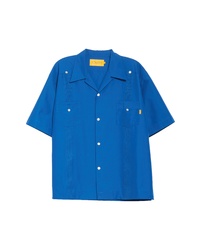 UNION LOS ANGELES Guyaberra Short Sleeve Button Up Camp Shirt