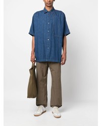 Studio Nicholson Relaxed Fit Cotton Blend Shirt