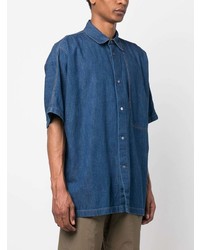 Studio Nicholson Relaxed Fit Cotton Blend Shirt