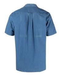 Xacus Seersucker Short Sleeve Cotton Shirt