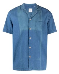 Xacus Seersucker Short Sleeve Cotton Shirt