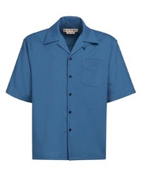 Marni Tropical Wool Bowling Shirt