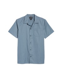 Treasure & Bond Washed Twill Button Up Shirt In Blue Mirage At Nordstrom