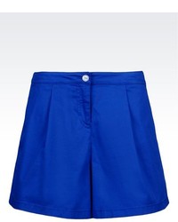Armani Jeans Bermuda Shorts In Stretch Cotton Gabardine