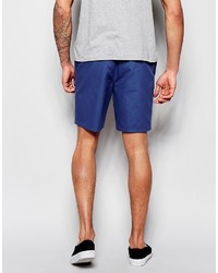 Asos Brand Slim Fit Shorts In Washed Cotton