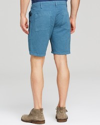 Paul Smith Cotton Linen Shorts Regular Fit