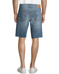 Joe's Jeans Cutoff Hem Denim Shorts Blue