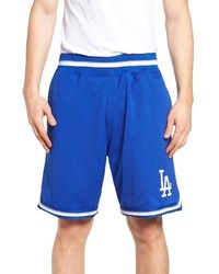 Mitchell & Ness Playoff Win Los Angeles Dodgers Mesh Warm Up Shorts