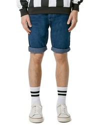 Topman Slim Fit Denim Shorts