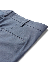 Incotex Stretch Cotton Chambray Shorts