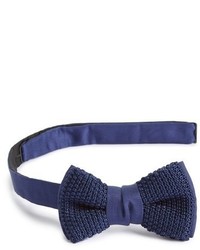 Lanvin Knit Silk Bow Tie