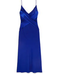 Blue Silk Cami Dress