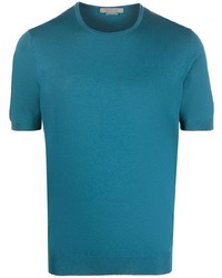 Corneliani Silk Cotton Short Sleeve T Shirt