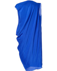 Lanvin Electric Blue Silk Dress